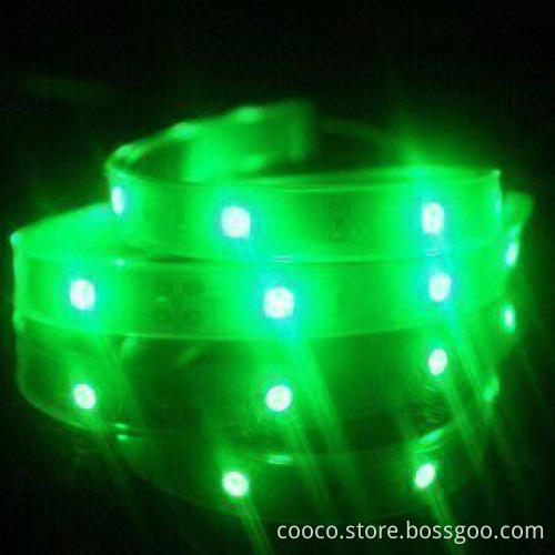 Green Flexible LED Strip with 12 to 24V DC Input Voltage, Suitable for Cove Lighting